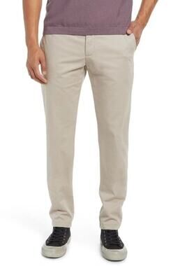Open Edit Nordstrom Mens Chino Pants 31x32 Tan Flat Front Straight Leg Cotton